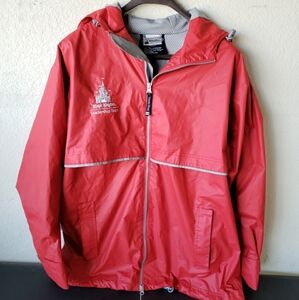 Vintage Walt Disney World Magic Kingdom Leadership Team Jacket Size M Zip Rain